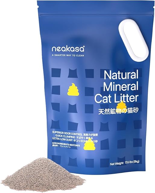 Neakasa Mineralstreu für Katzen mit Aktivkohle
